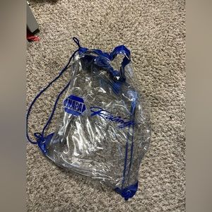 See through string napa backpack
